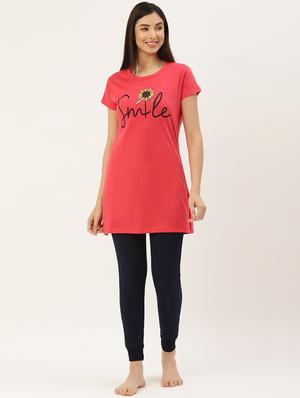 printed round neck regular tee - 18523765 - Standard Image - 4