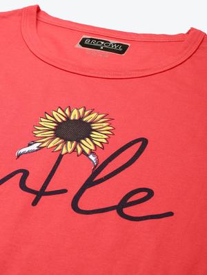 printed round neck regular tee - 18523765 - Standard Image - 5
