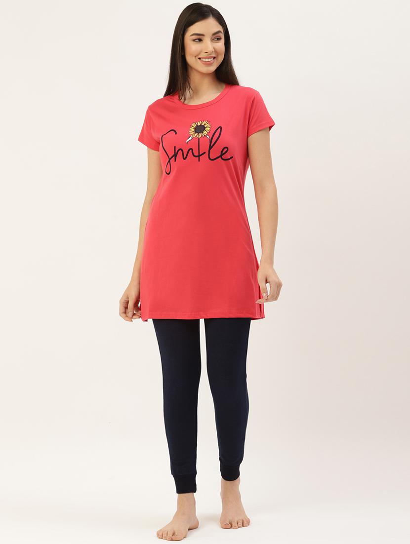 printed round neck regular tee - 18523765 - Zoom Image - 4