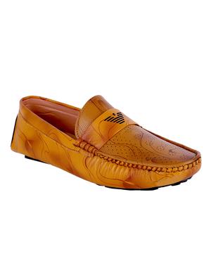 mens tan slip on loafer - 18524105 - Standard Image - 2