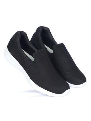 mens black slip on sport shoe - 18524114 - Standard Image - 3