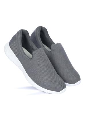 mens grey slip on sport shoe - 18524116 - Standard Image - 3