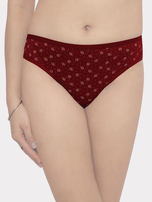 pack of 3 low rise printed bikini panty - 18524562 - Standard Image - 2