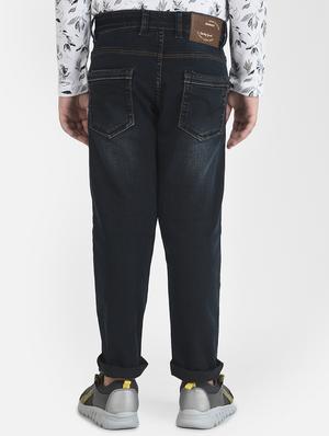 boys black washed denim jean - 18526046 - Standard Image - 3