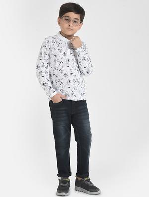 boys black washed denim jean - 18526046 - Standard Image - 4
