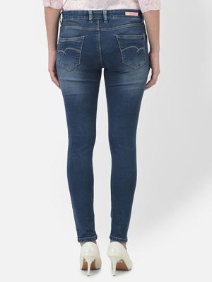 mid rise stone wash denim jean - 18526063 - Standard Image - 3