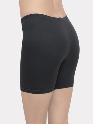 black solid boy shorts panty - 18526237 - Standard Image - 3