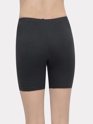 black solid boy shorts panty - 18526237 - Standard Image - 4
