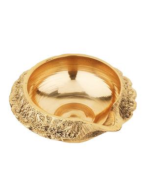 gold plated puja thali - 18526685 - Standard Image - 3