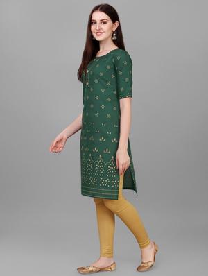 ethnic motif straight kurti - 18527293 - Standard Image - 2