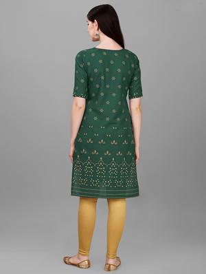ethnic motif straight kurti - 18527293 - Standard Image - 3