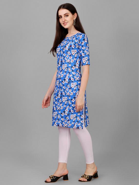 printed straight kurti - 18527297 - Zoom Image - 2