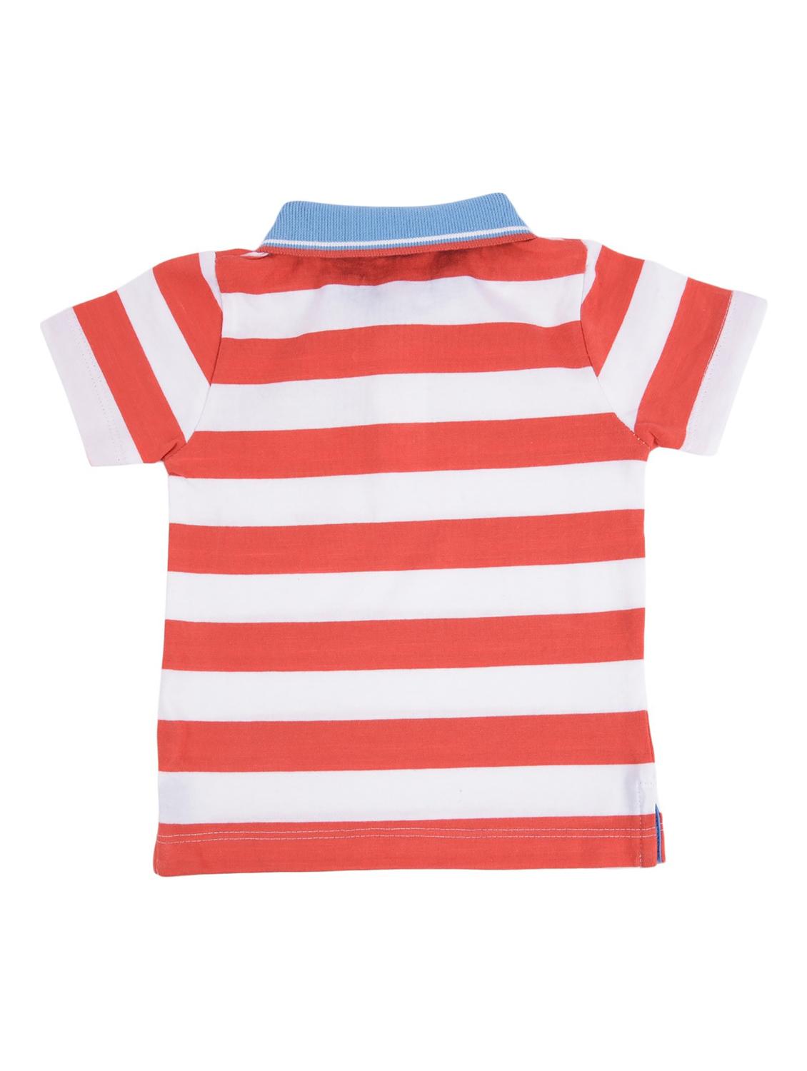 boys polo neck striped t-shirt - 18528249 - Zoom Image - 2