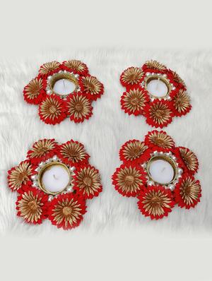 embellished diwali diya set - 18528399 - Standard Image - 2