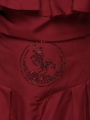 girls maroon embellished full length set - 18528495 - Standard Image - 4