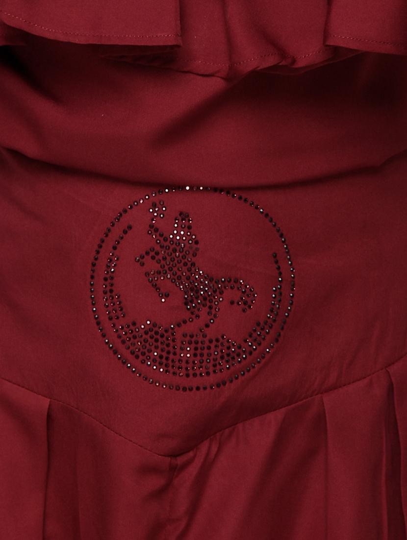 girls maroon embellished full length set - 18528495 - Zoom Image - 4