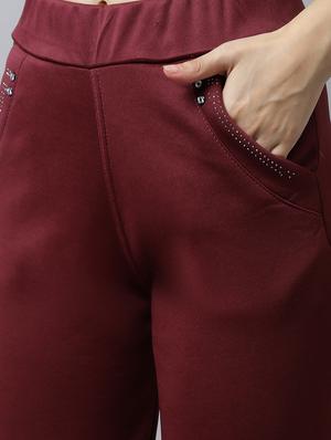 mid rise solid cigarette pants trouser - 18529058 - Standard Image - 5