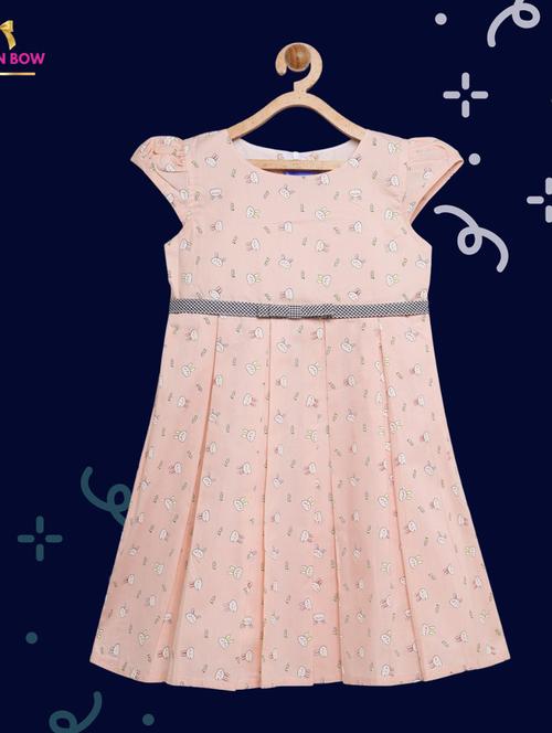 girls printed frock - 18529136 - Standard Image - 1