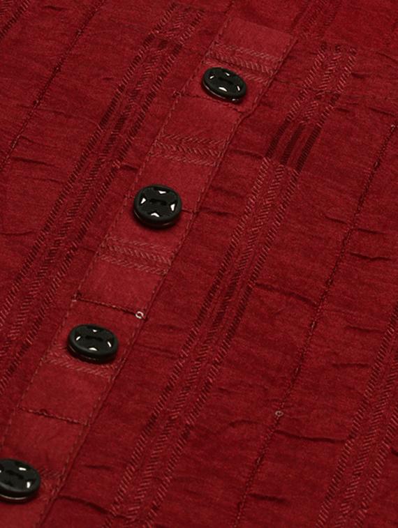 self design kurta pant set - 18532017 - Zoom Image - 6