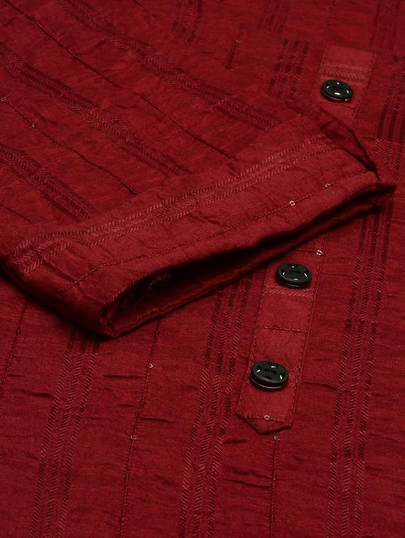 self design kurta pant set - 18532017 - Zoom Image - 7