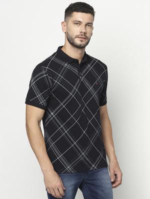 check print polo t-shirt - 18532176 - Standard Image - 2