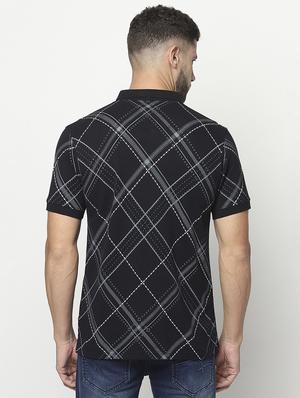 check print polo t-shirt - 18532176 - Standard Image - 3