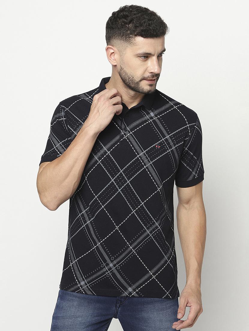 check print polo t-shirt - 18532176 - Zoom Image - 1