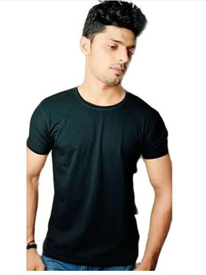 men's casual solid t-shirt - 18532421 - Standard Image - 2