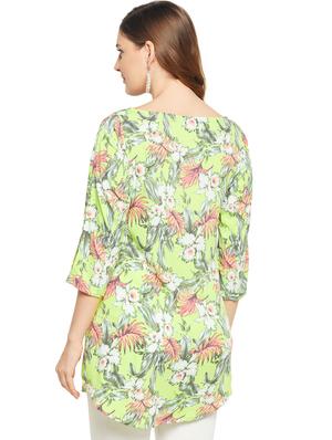 printed regular tunic - 18532989 - Standard Image - 3