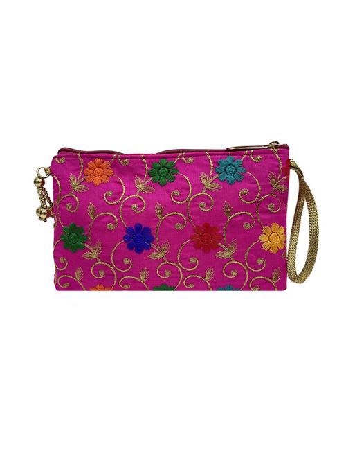 embroidered regular clutch - 18533354 - Standard Image - 1