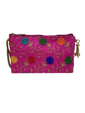 embroidered regular clutch - 18533354 - Standard Image - 2
