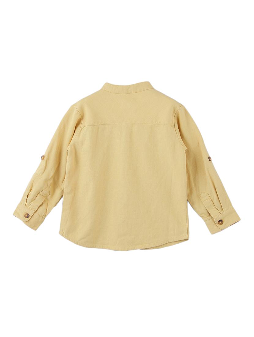 boys yellow solid shirt - 18533460 - Zoom Image - 2