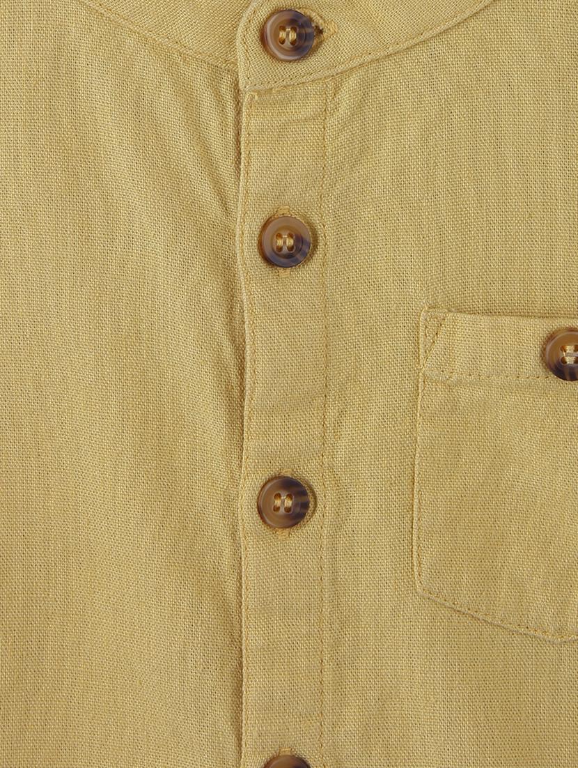 boys yellow solid shirt - 18533460 - Zoom Image - 3