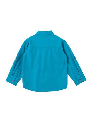 boys teal green solid shirt - 18533463 - Standard Image - 2