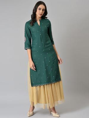 gold polyester fringe skirts - 18535374 - Standard Image - 4