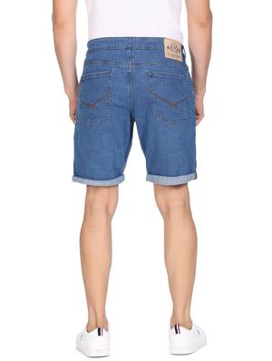 mid rise denim short - 18541742 - Standard Image - 3