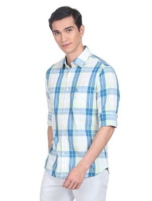 green checkered casual shirt - 18542989 - Standard Image - 2