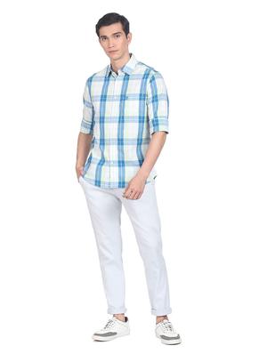 green checkered casual shirt - 18542989 - Standard Image - 5