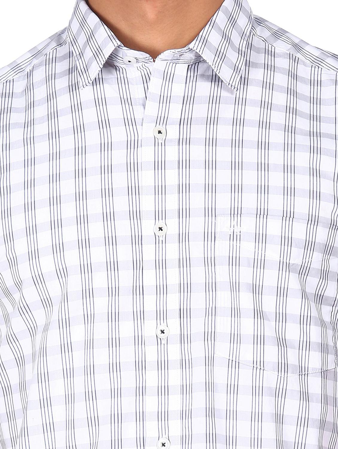 white checkered casual shirt - 18543685 - Zoom Image - 6