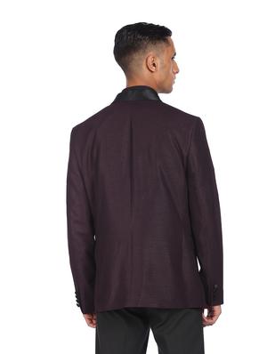 lapel neck single breasted casual blazer - 18544585 - Standard Image - 3