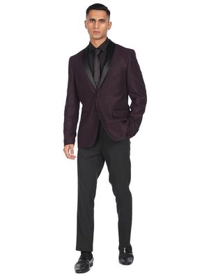 lapel neck single breasted casual blazer - 18544585 - Standard Image - 4