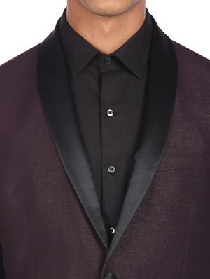 lapel neck single breasted casual blazer - 18544585 - Standard Image - 5