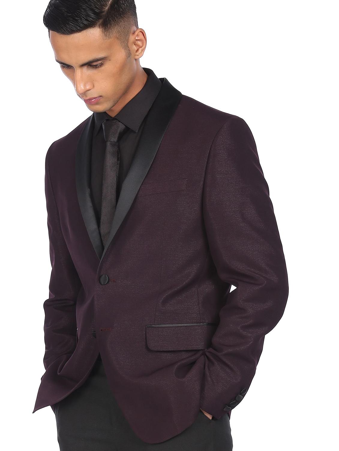 lapel neck single breasted casual blazer - 18544585 - Zoom Image - 1