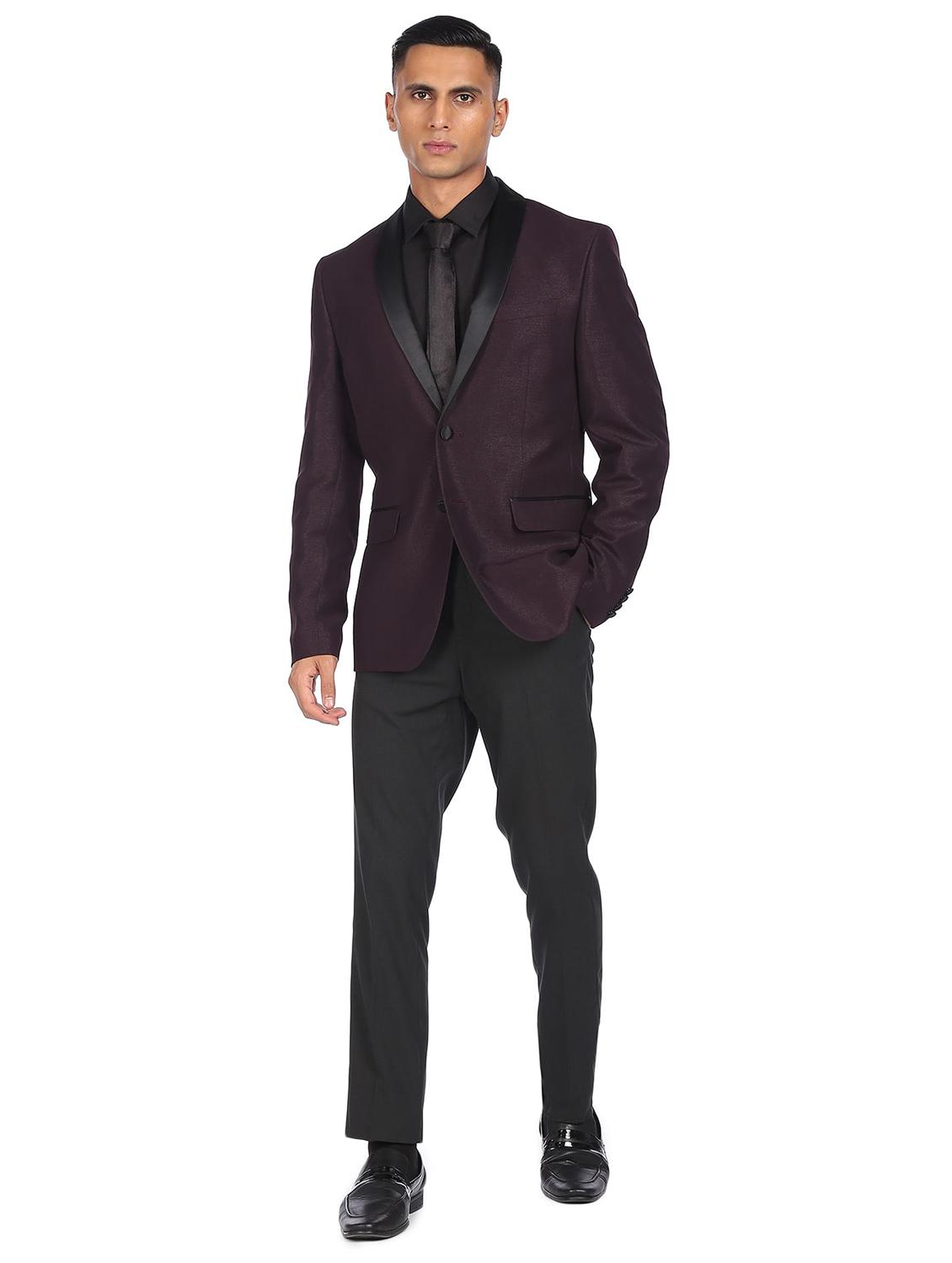lapel neck single breasted casual blazer - 18544585 - Zoom Image - 4