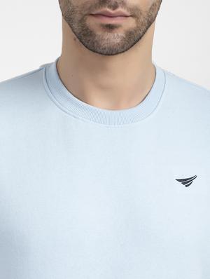 round neck solid sweatshirt - 18546820 - Standard Image - 4
