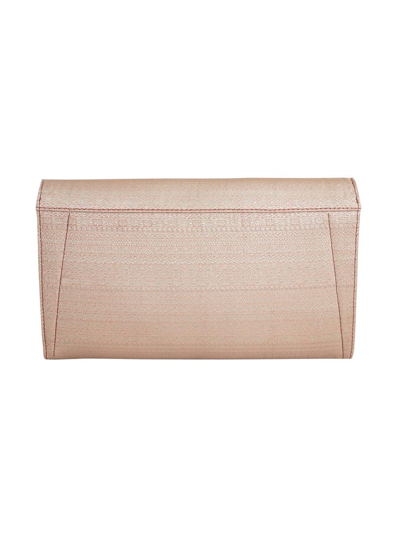 gold printed envelope clutch - 18547149 - Zoom Image - 2