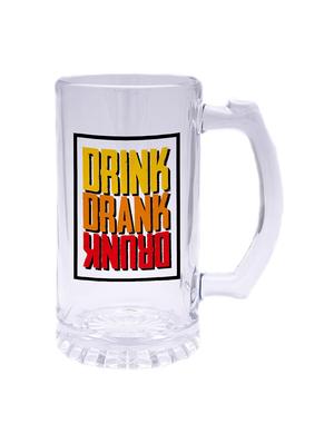 drink drank dunk taxt printed bear mug 450 ml - 18552450 - Standard Image - 2