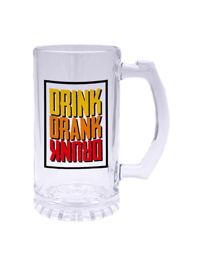 drink drank dunk taxt printed bear mug 450 ml - 18552450 - Zoom Image - 2