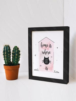 wooden photo frame - 18552558 - Standard Image - 2