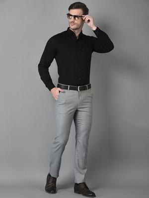 solid formal shirt - 18559982 - Standard Image - 5